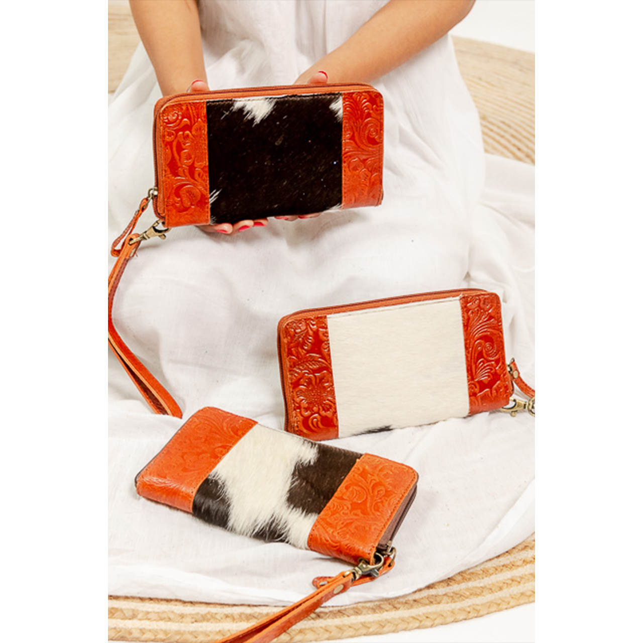 Cowhide Tooling Carving Wallet
