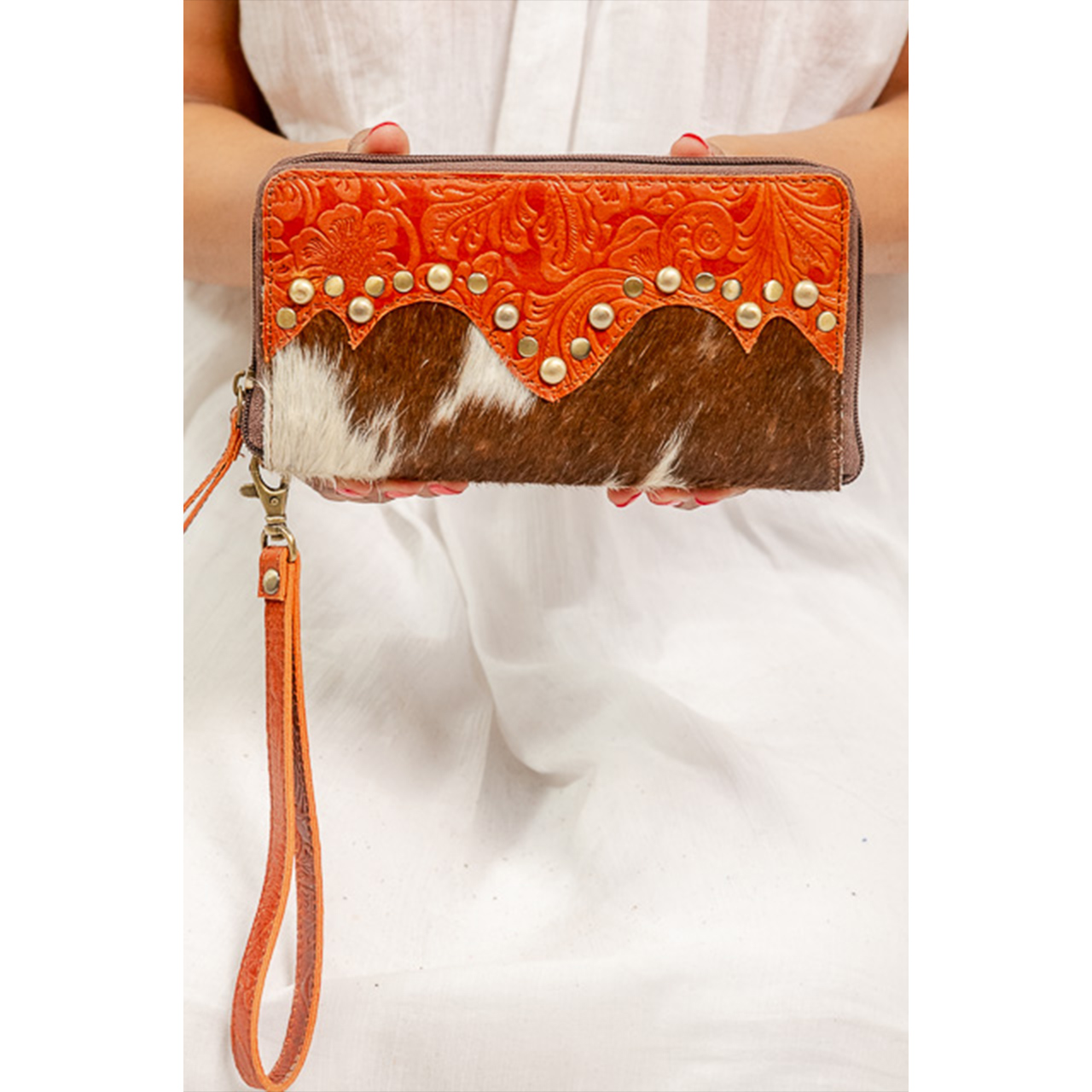 Cowhide Tooling Carving Wallet