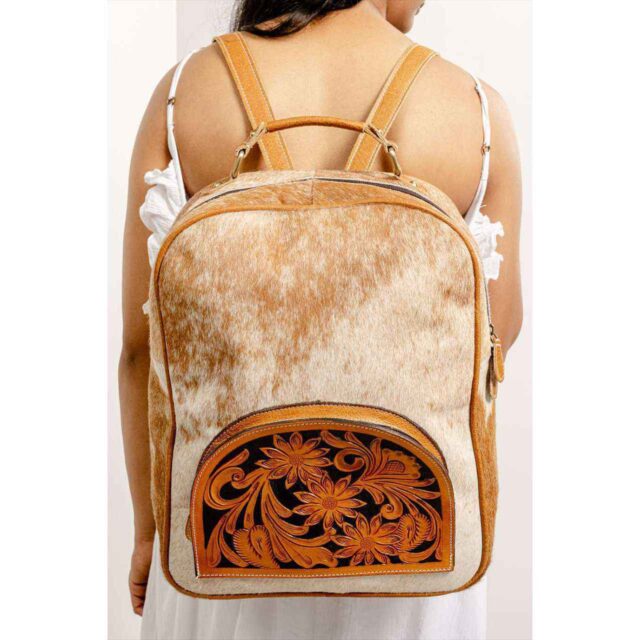 Melisa Craved Hide backpacks
