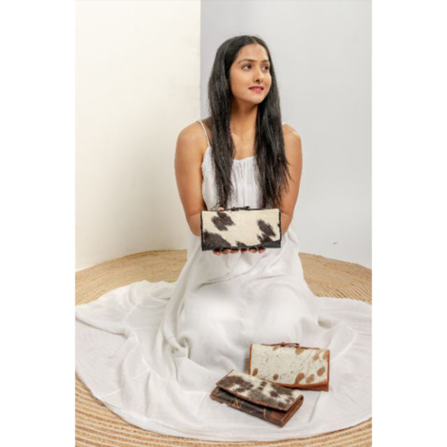 Cowhide Wallet BROWN